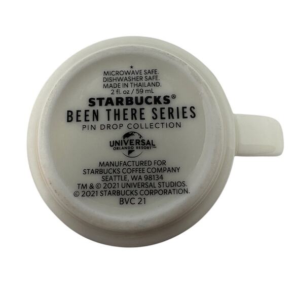 Starbucks Been There Series Pin Drop Universal Orlando Resort Coffee Mug 2 oz - Picture 5 of 5